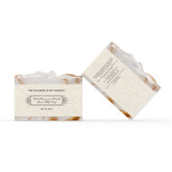 Hellbeige Linen Paper Style Soap Band / Label