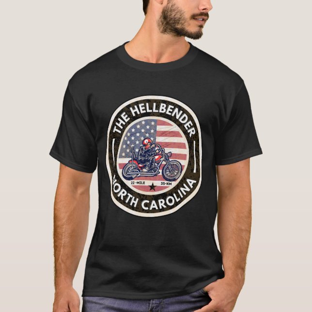 Hellbender Route 28 North Carolina T-Shirt (Vorderseite)