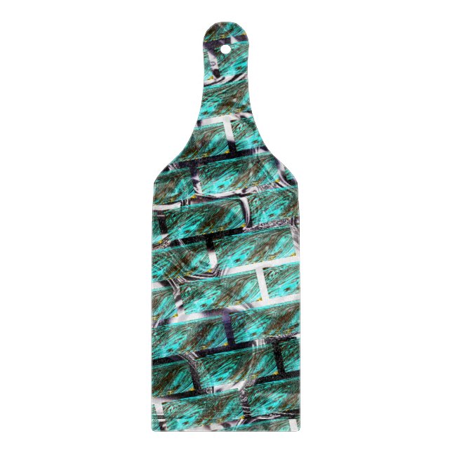 Hellblau, Blasen beim Gürteln oder beim Backeneffe Schneidebrett (Vorderseite)