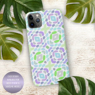 Hellblau Pink Purpur Limettengrün Afrikanische Kun iPhone 16 Pro Max Hülle