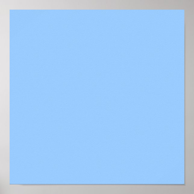 Hellblau Poster (Vorne)