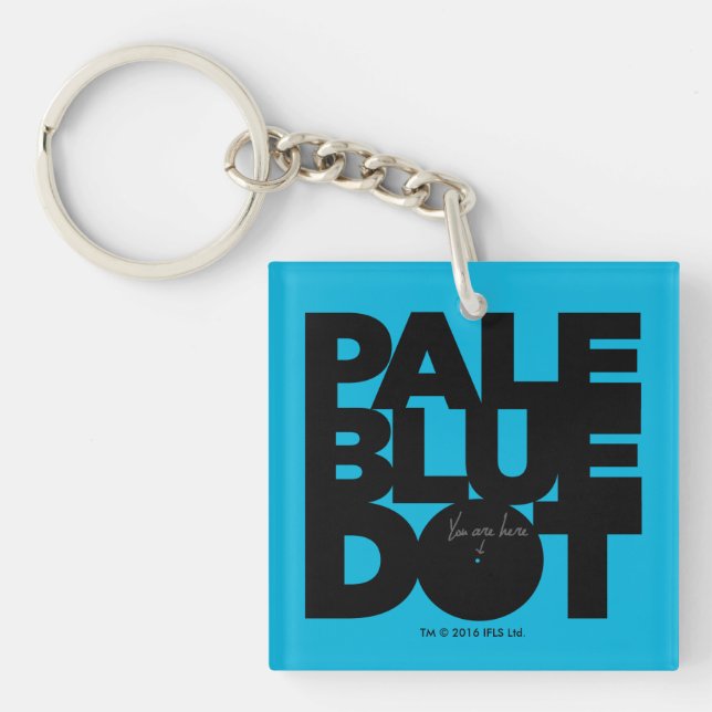 Hellblau Schlüsselanhänger (Vorderseite)