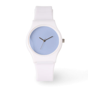 Hellblau Stahlblau Armbanduhr