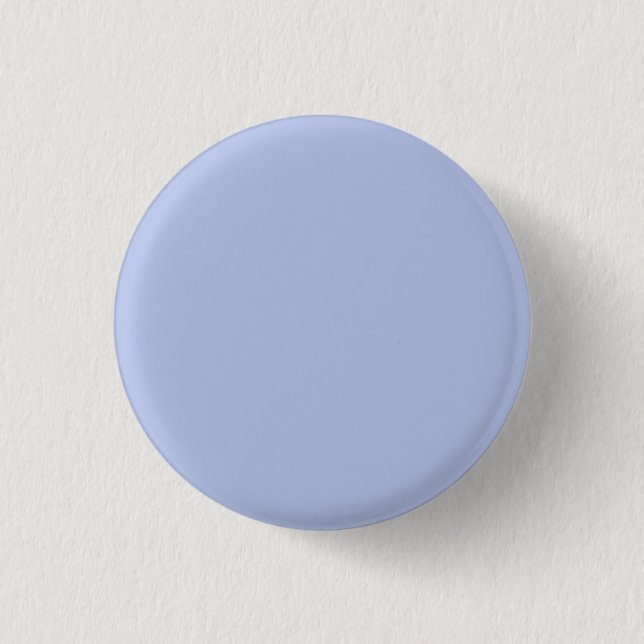 Hellblau Stahlblau Button (Vorderseite)
