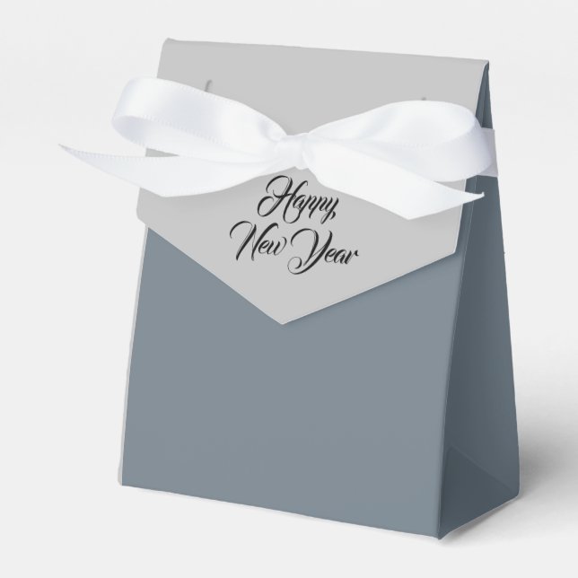 Hellblau und hellgraue Gesichtsbox Geschenkschachtel (Vorderseite)