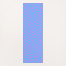 Hellblau und Lavendelkarton Yoga Mat Yogamatte