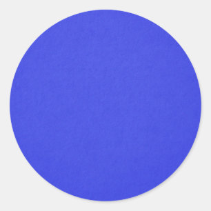 Hellblau, Uni-Farbe, Runder Aufkleber