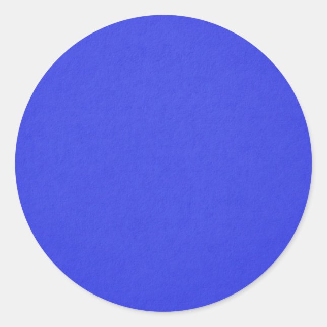 Hellblau, Uni-Farbe, Runder Aufkleber (Vorderseite)