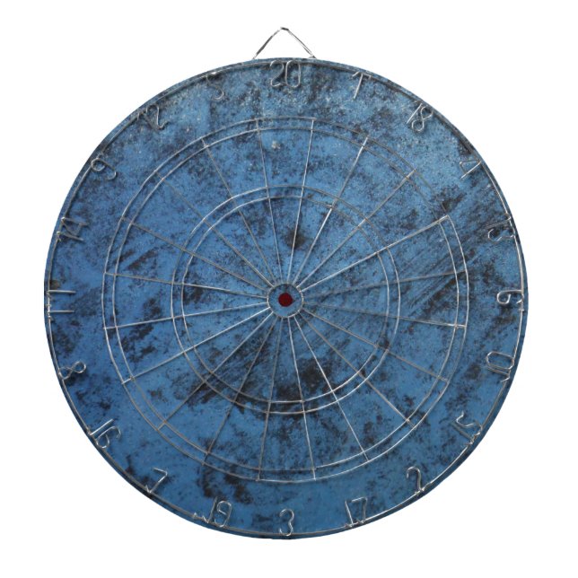 Hellblau vintage dartscheibe (vorne)