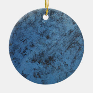 Hellblau vintage keramik ornament