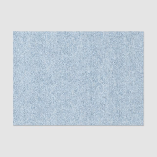 Hellblaue Denim-Beschaffenheit Seidenpapier (Vorderseite)