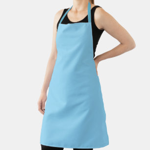 hellblaue Schürze mit einfachem, sauberem Design