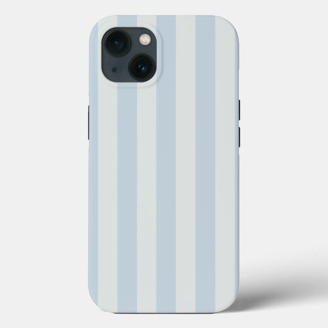 Hellblaue Streifen Case-Mate iPhone Hülle (Rückseite)