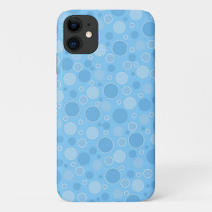 hellblaue Töne mit Polka-Punkten im Retro-Stil der Case-Mate iPhone Hülle