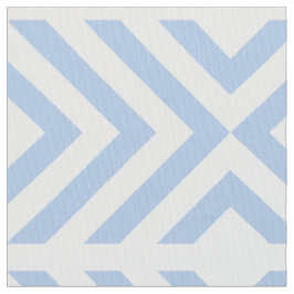 Hellblaue und weiße Sparren, Diamanten geometrisch Stoff