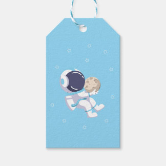 Hellblauer Astronaut - Geschenkanhänger