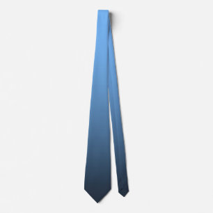 Hellblauer bis Marineblauer Farbverlauf Schlips Kl Krawatte