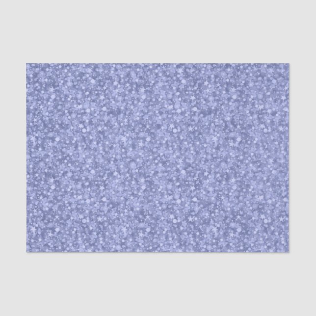 Hellblauer Glitzer und Glitzern Seidenpapier (Vorderseite)