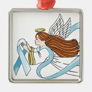 "Hellblaues Band" des Bewusstseins Silbernes Ornament