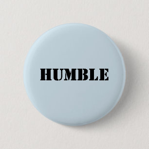 Hellblaues BESCHEIDENES buttn Button