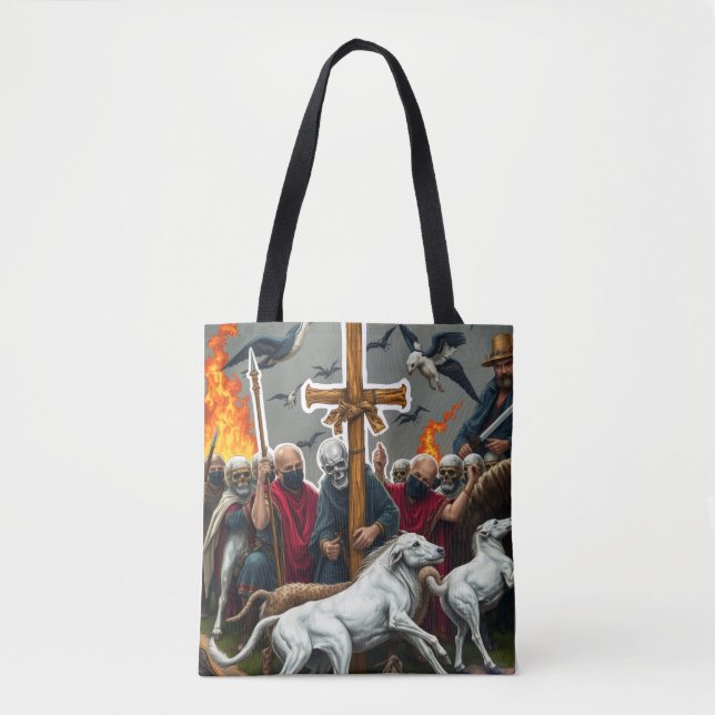 Hellbound hurler halloween Sacs fourre-tout (Devant)