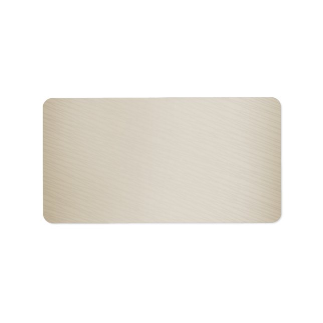 Hellbraun Adressaufkleber (Vorne)