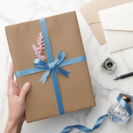 Hellbraun, weich Minimalistisch Geschenkpapier