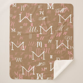 Hellbraune Anfangsform M (kundenspezifisch) cooles Sherpadecke