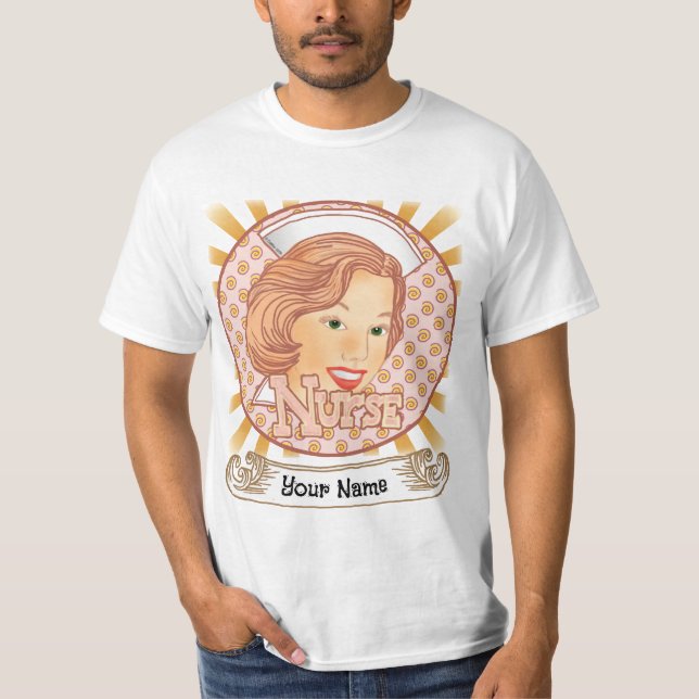 Hellbraune Haarschwester T-Shirt (Vorderseite)