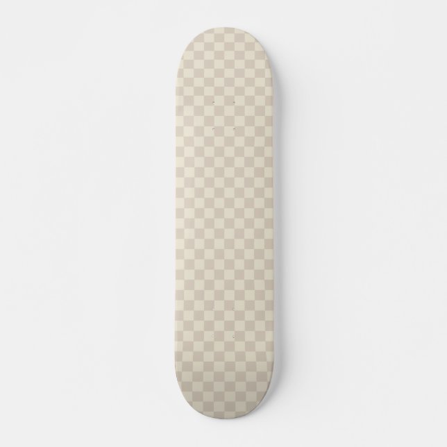 Hellbraune und braune Schachtel Skateboard (Vorne)