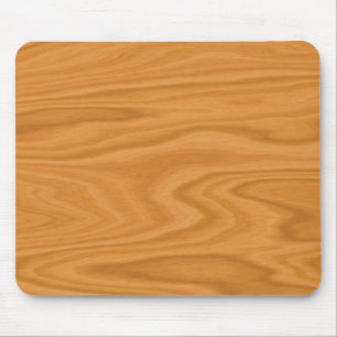 Hellbraunes Holz Mousepad