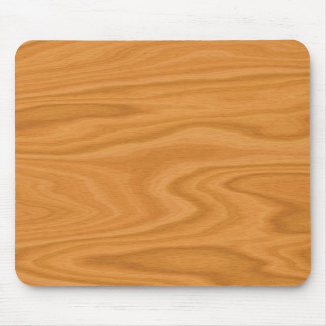Hellbraunes Holz Mousepad (Vorne)