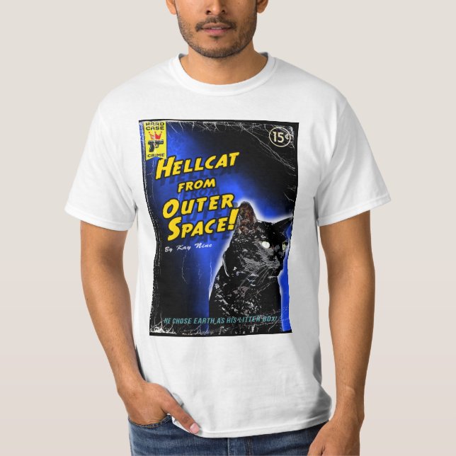 Hellcat vom Weltraum! T-Shirt (Vorderseite)