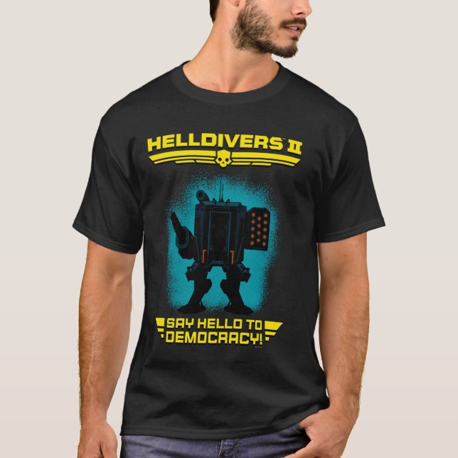 Helldivers 2 Sony Playstation Video Game Say T-Shirt (Vorderseite)