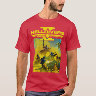 Helldivers 2 Sony PlayStation Videospiel Gruppen-S T-Shirt