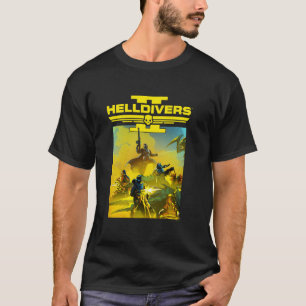 Helldivers 2 Sony Playstation Videospiel Gruppen-S T-Shirt