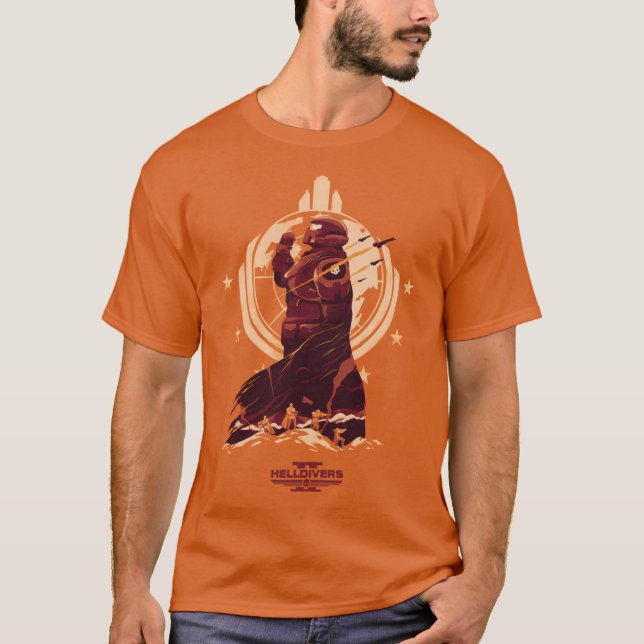Helldivers 2 Videospiel T-Shirt (Vorderseite)