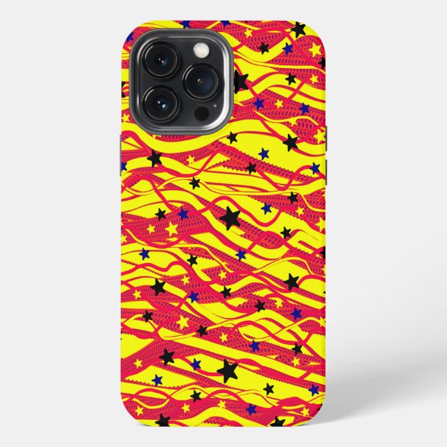 Helle abstrahierte iPhone 13 pro max hülle (Rückseite)