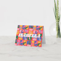 Helle Abstrakte Formen Personalisierter Name