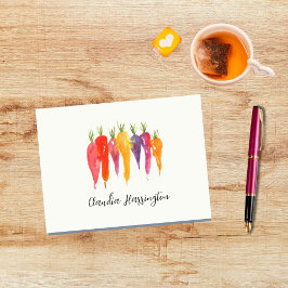 Helle Aquarellkarotten HandGezeichnet Botanisch