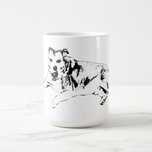Helle Augen, Entspanntes Lounge Kaffeetasse