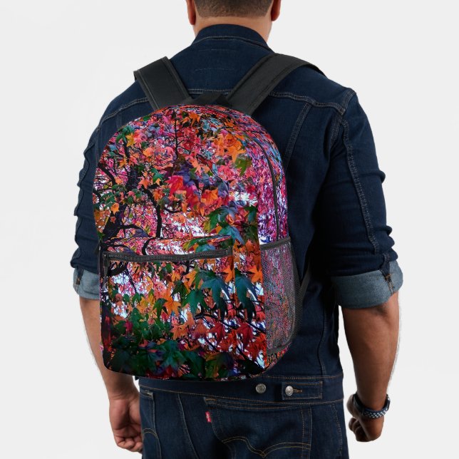 Helle Blätter Bedruckter Rucksack (Insitu (Modell))