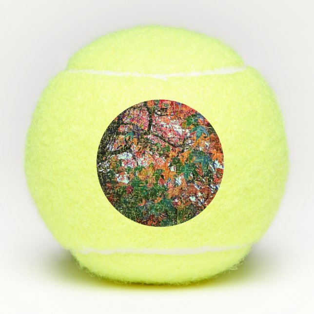 Helle Blätter Tennisbälle (Vorderseite)