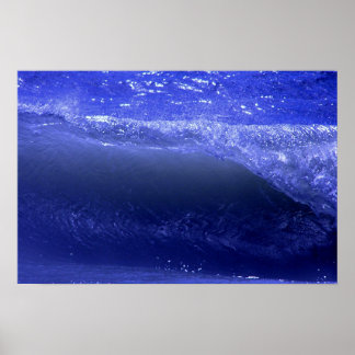 Helle blaue Waves Poster