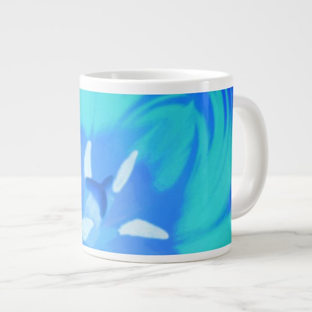Helle Blue Tulip Tasse (Vorderseite Rechts)