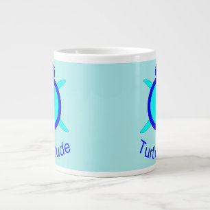 Helle Blue Turtle Typ Jumbo Tasse
