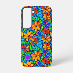 Helle Blume der Folklore Samsung Galaxy Hülle