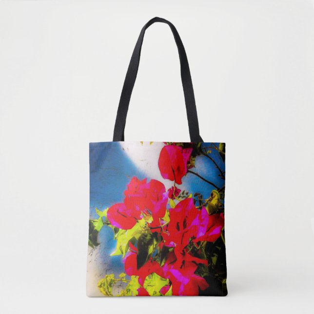 Helle Blume Tasche (Vorderseite)