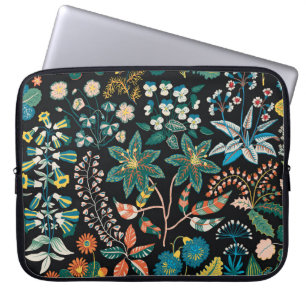 Helle Blüte: Zufällig botanisch nahtlos. Laptopschutzhülle