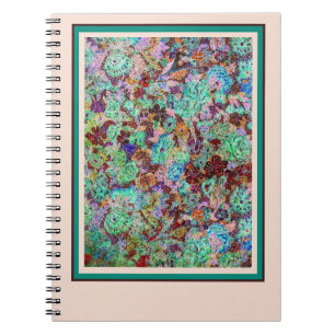 Helle Blüten Notizblock